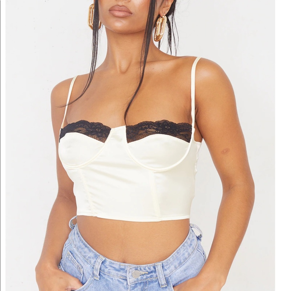Pretty little thing silk corset